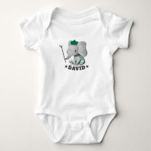 Body Para Bebê Bonito Elefante Golfe Boy