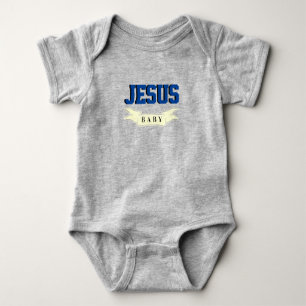 Body Para Bebê Bonito Jesus Bebê Bodyfit