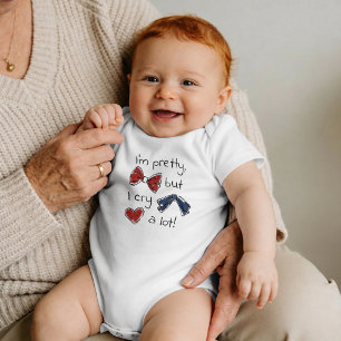 Body Para Bebê Bonito Mas Choro Muito – Garota de Laço Fofo