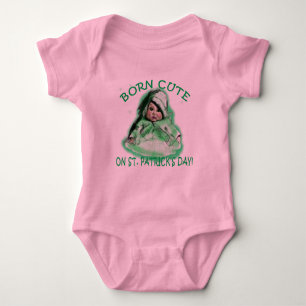 Body Para Bebê Bonito nascido no dia de St Patrick