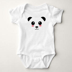 Body Para Bebê Bonito Panda