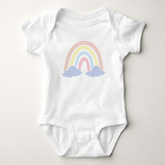 Body Para Bebê Bonito Rainbow Baby Bodyfit