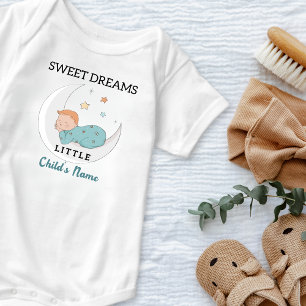 Body Para Bebê Bonito Sonho Pequeno Bebê Personalizado