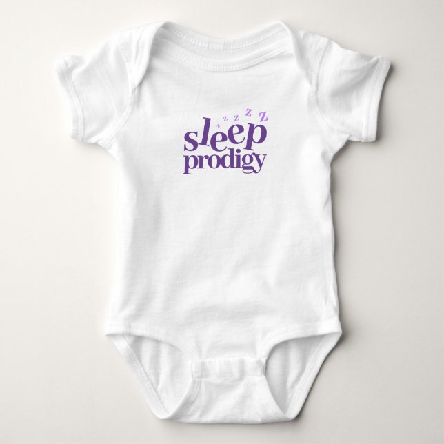 Body Para Bebê Bonito Sono Arte Digna (Frente)