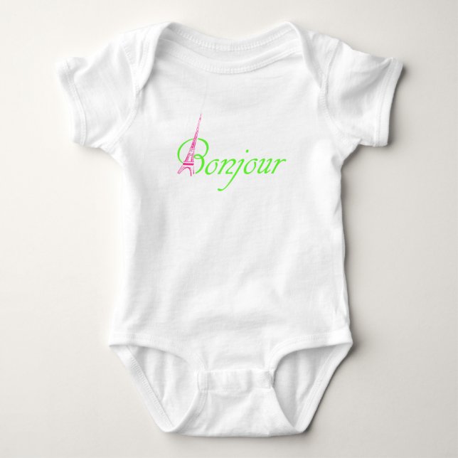 Body Para Bebê Bonjour (Frente)