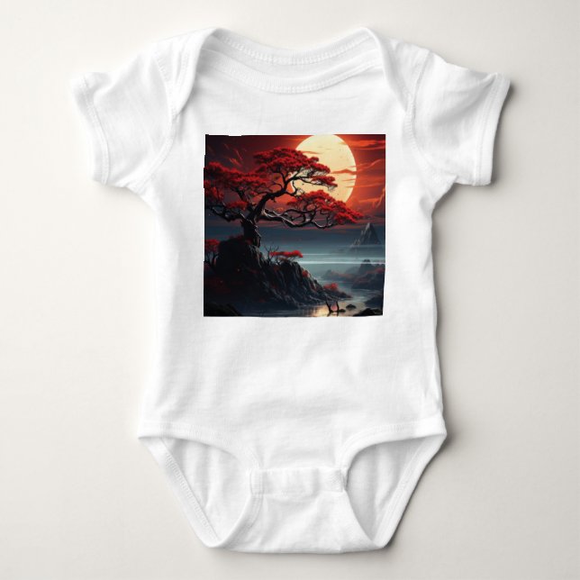 Body Para Bebê Bonsai Tree (Frente)