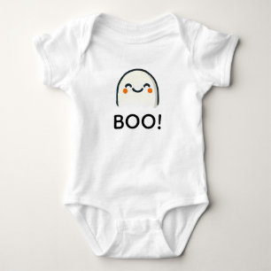 Body Para Bebê "BOO", bonitinho fantasia de halloween