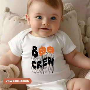 Body Para Bebê Boo Crew Halloween Matando Família