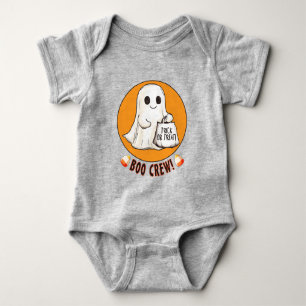 Body Para Bebê Boo Crew! Traje de bebê do Halloween