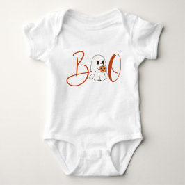 Body Para Bebê Boo Fantasma Com Pumpkin Halloween
