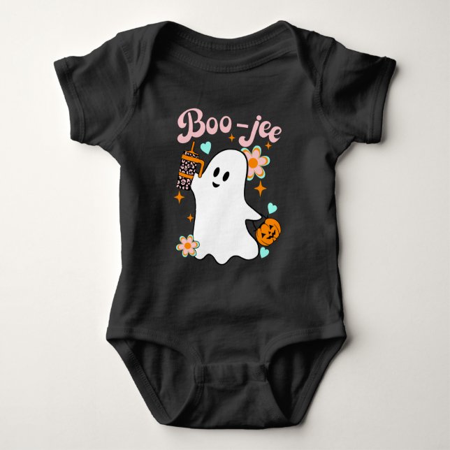 Body Para Bebê Boo-Jee | Retro Ghost (Frente)