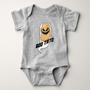 Body Para Bebê Boo-Tato Spooky Comida de Batata