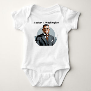 Body Para Bebê Booker T. Washington - História Negra