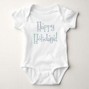 Body Para Bebê Boomerang Feliz Feriados!