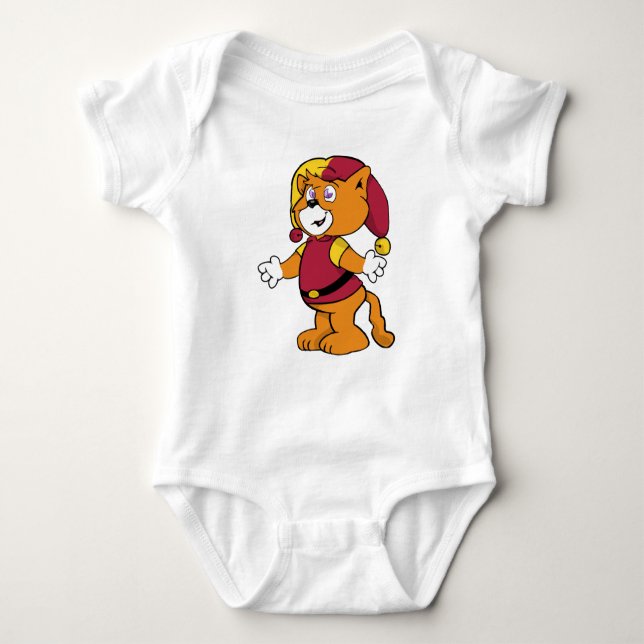 Body Para Bebê Boomi Cats Baby T-Shirt (Frente)