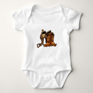 Body Para Bebê Boots and Saddle