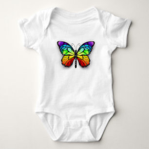 Body Para Bebê Borboleta-arco-íris Monarca