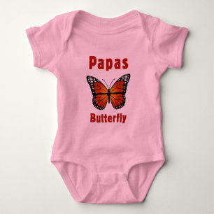 Body Para Bebê Borboleta do Papai