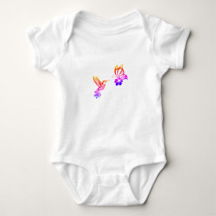 Body Para Bebê Borboleta e pássaro