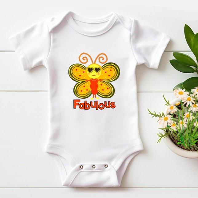 Body Para Bebê Borboleta fashion (Criador carregado)