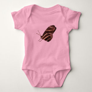 Body Para Bebê Borboleta Zebra Longwing da Flórida
