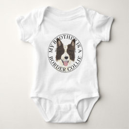 Body Para Bebê Border Collie Dog Big Brother
