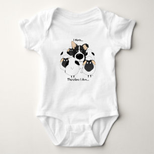 Body Para Bebê Border collie - rebanho de I… conseqüentemente eu
