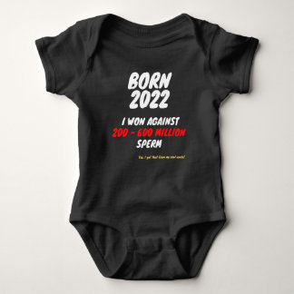 Body Para Bebê Born 2022 - I AM A WINNER Baby Strampler