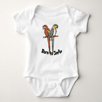 Body Para Bebê Born to Smile Parrot Baby Bodysuit