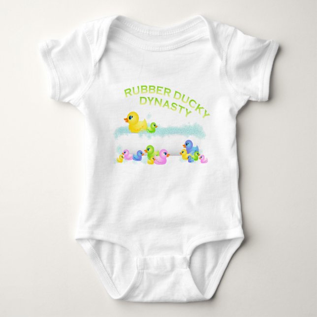 Body Para Bebê Borracha Ducky (Frente)
