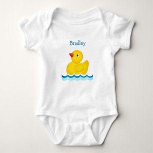 Body Para Bebê Borracha Pato de Borracha Fato de Bebê Personaliz