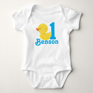 Body Para Bebê Borracha Pato de Borracha Personalizado Bodyfato d