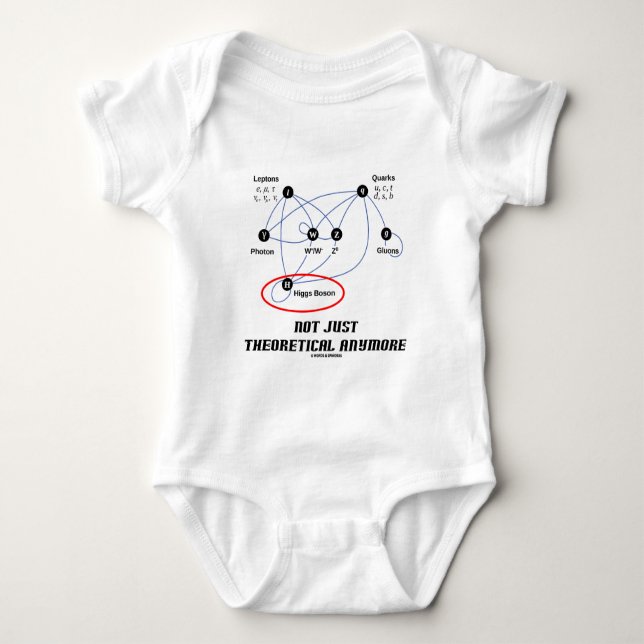 Body Para Bebê Boson de Higgs não apenas teórico Anymore (Frente)