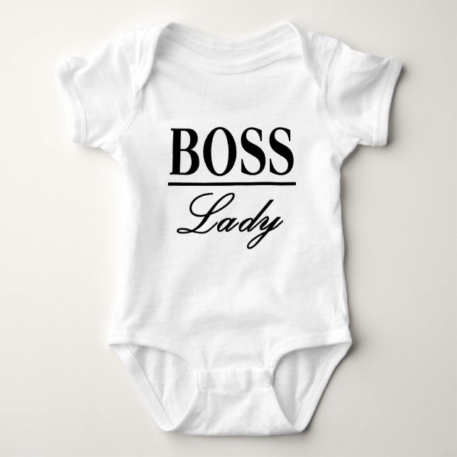 BODY PARA BEBÊ BOSS LADY (Frente)