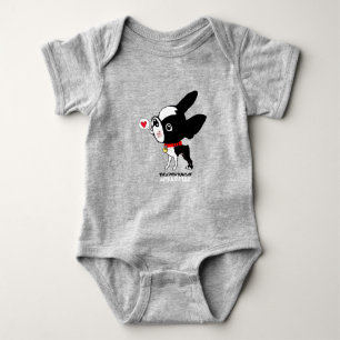 Body Para Bebê Boston terrier love jumper Mirabelle