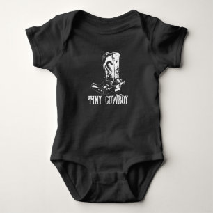 Body Para Bebê Botas de cowboy pequenas