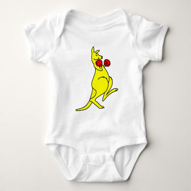 Body Para Bebê Boxing Kangaroo (Frente)
