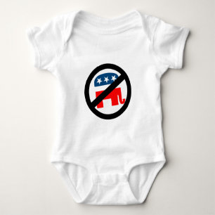 Body Para Bebê Branco do anti republicano