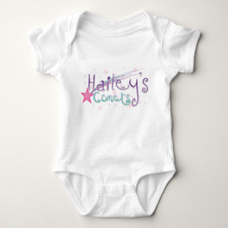 Body Para Bebê branco dos cometas dos hailey)