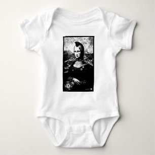 Body Para Bebê Branco infantil do Creeper de Mona