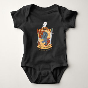 Body Para Bebê Brasão Gryffindor Corajoso Desenho Animado