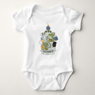 Body Para Bebê Brasão Orgulhoso Slytherin Cartoon