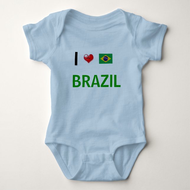Body Para Bebê Brasil (Frente)