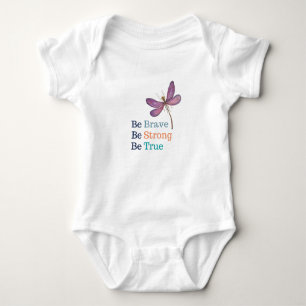 Body Para Bebê Brave Strong True Dragonfly