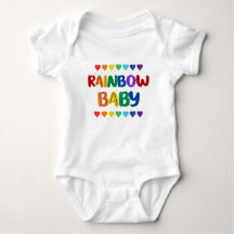 Bright "Rainbow Baby" Design Bebê Bebê
