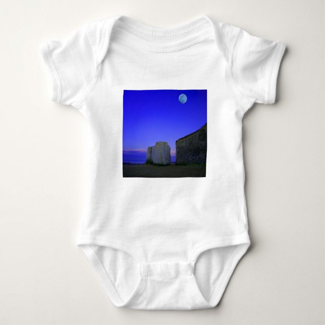 Body Para Bebê Brilho da Lua (Frente)