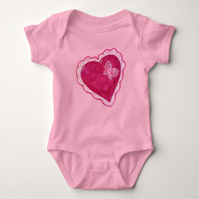 Body Para Bebê Brilhos do namorados Mídia Mista Adorável (Frente)