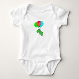 Body Para Bebê Brinquedo de dinossauro fofo e zangado voando com