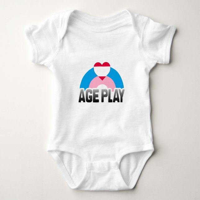 BODY PARA BEBÊ BRINQUEDO DE IDADE ARCO-ÍRIS (Frente)