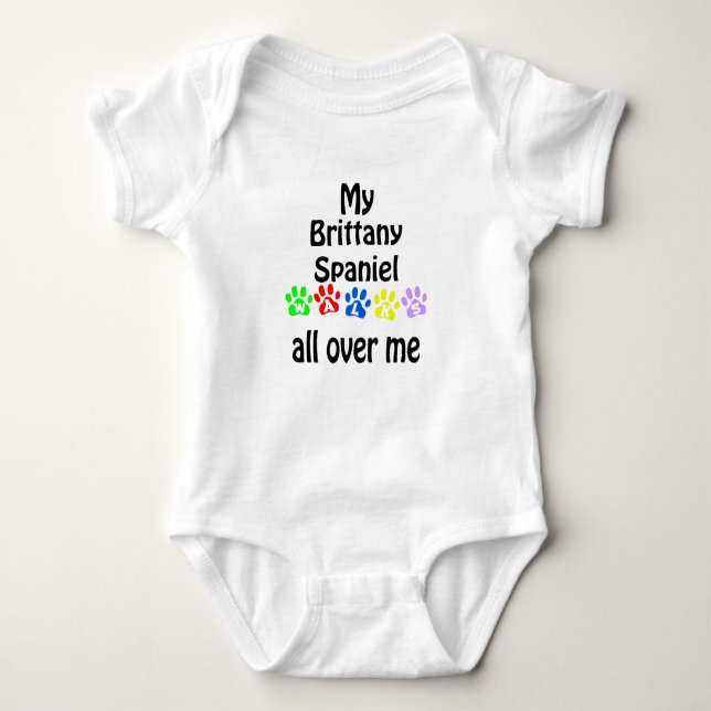 Body Para Bebê Brittany Walks Design (Frente)